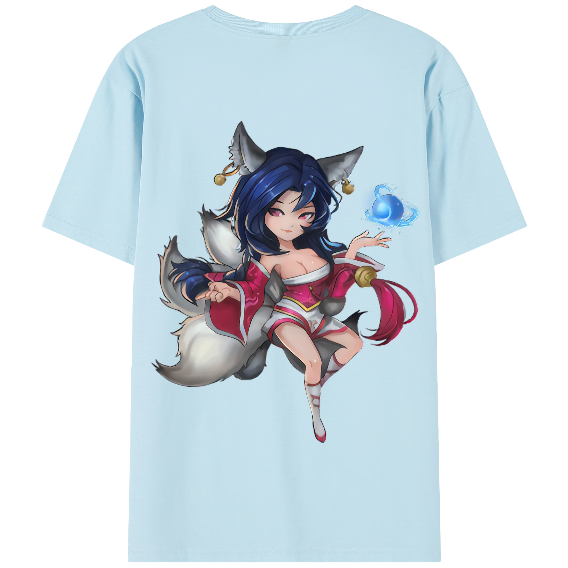 リーグ・オブ・レジェンド League of Legends LOL 綿100％半袖Tシャツ（背面プリント）